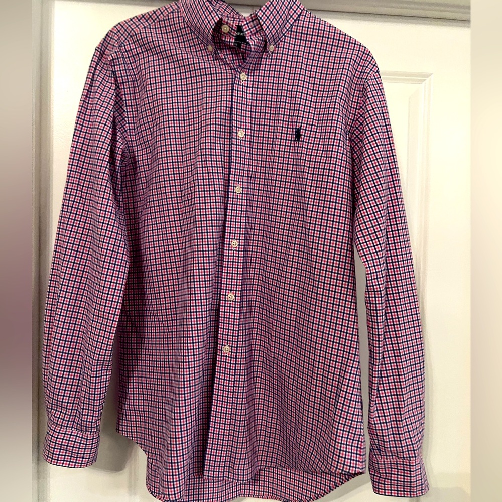 Men’s polo Ralph Lauren long sleeve shirt M - Like New